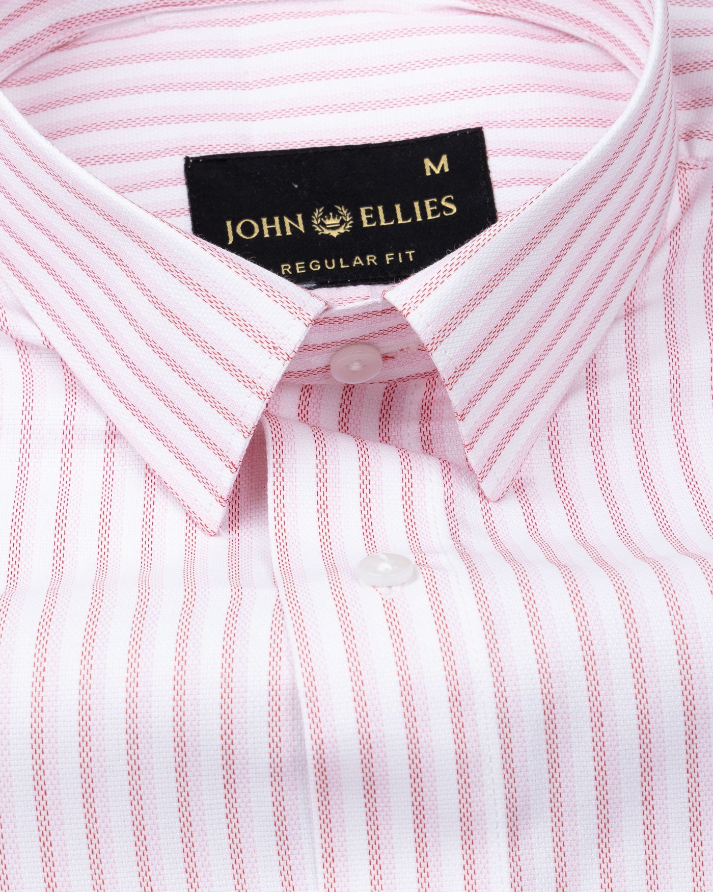 Brivela Pink Stripe Cotton Shirt - John Ellies