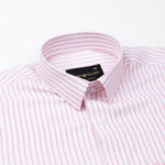 Brivela Pink Stripe Cotton Shirt - John Ellies