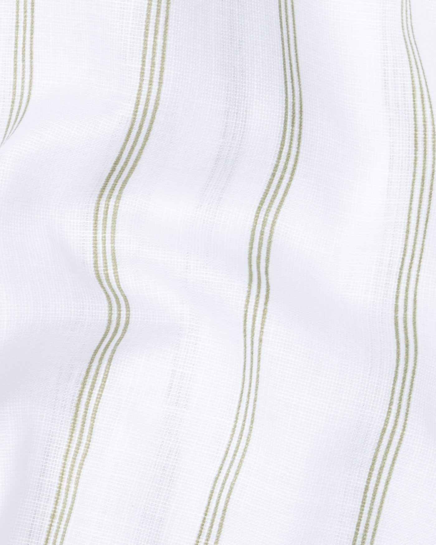 Brivela Green Stripe Linen Shirt - John Ellies