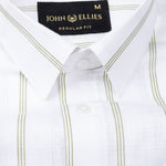 Brivela Green Stripe Linen Shirt - John Ellies