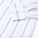 Brivela Blue Stripe Linen Shirt - John Ellies