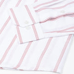 Brivela Pink Stripe Linen Shirt - John Ellies