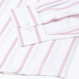 Brivela Pink Stripe Linen Shirt - John Ellies