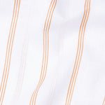 Brivela Orange Stripe Linen Shirt - John Ellies