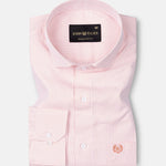 Gritts Orange Textured Cotton Shirt - John Ellies