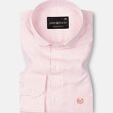 Gritts Orange Textured Cotton Shirt - John Ellies