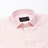 Gritts Orange Textured Cotton Shirt - John Ellies