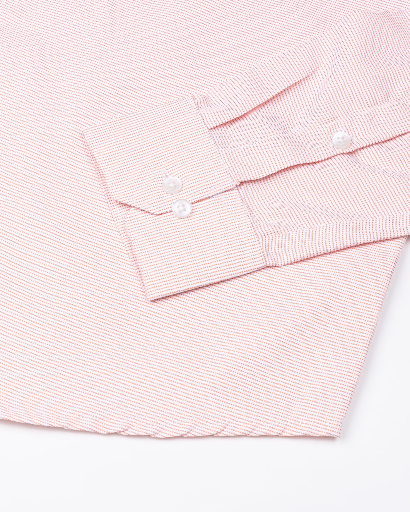Gritts Orange Textured Cotton Shirt - John Ellies