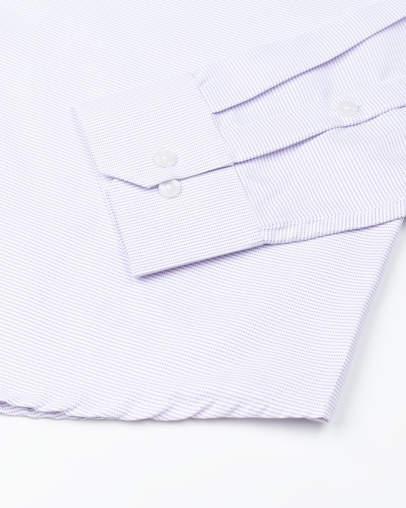 Gritts Lavender Textured Cotton Shirt - John Ellies