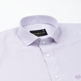 Gritts Purple Textured Cotton Shirt - John Ellies