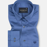 Rostin Grey Hidden Button Down Giza Cotton Shirt - John Ellies