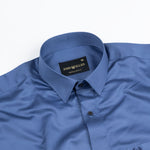 Rostin Grey Hidden Button Down Giza Cotton Shirt - John Ellies