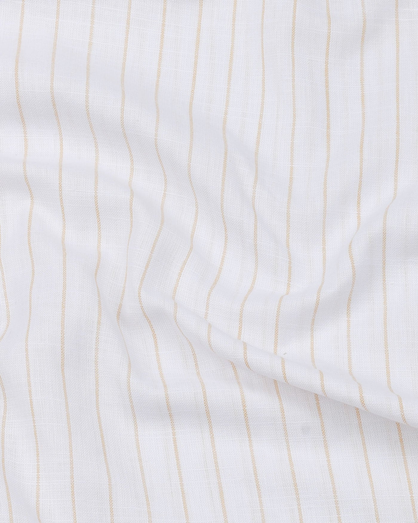 Brivela Gold Stripe Linen Shirt - John Ellies