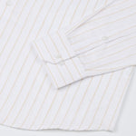 Brivela Gold Stripe Linen Shirt - John Ellies