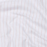 Brivela Orange Stripe Linen Shirt - John Ellies
