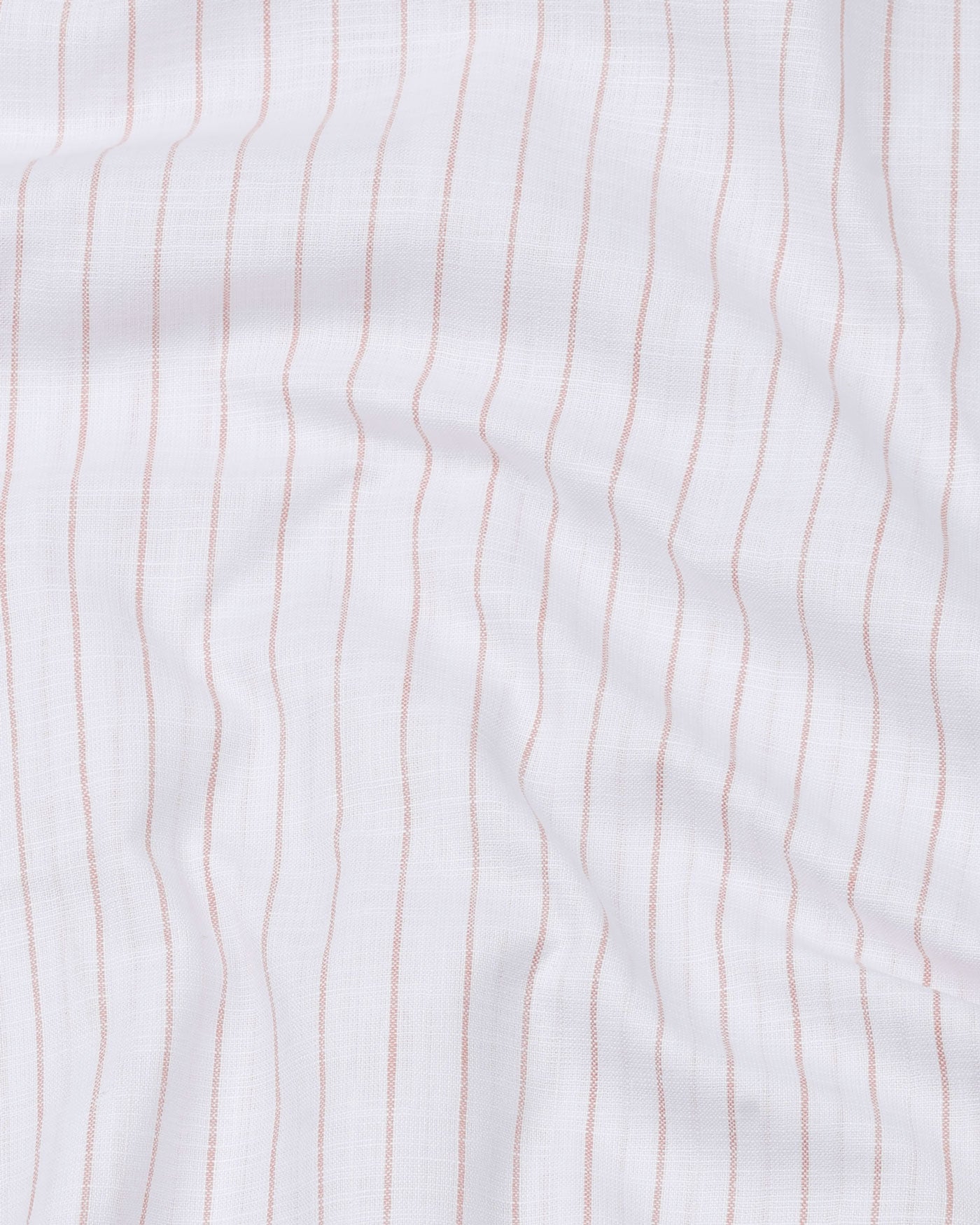 Brivela Orange Stripe Linen Shirt - John Ellies