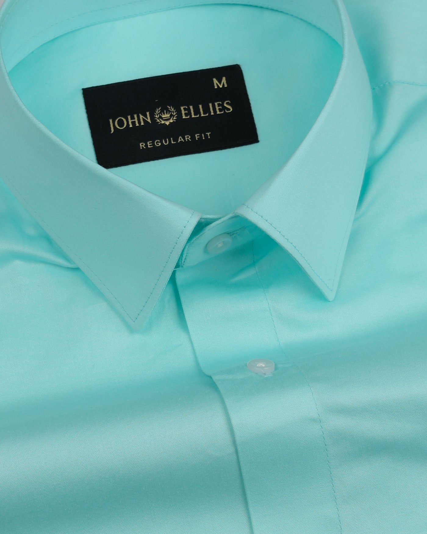 Jexari Lime Plain Giza Cotton Shirt - John Ellies