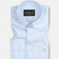 Jexari Powder Blue Plain Giza Cotton Shirt - John Ellies