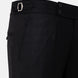 Neux Black Checked Formal Single Pleated Italian Pant - John Ellies