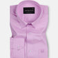 Jexari Magenta Plain Giza Cotton Shirt - John Ellies