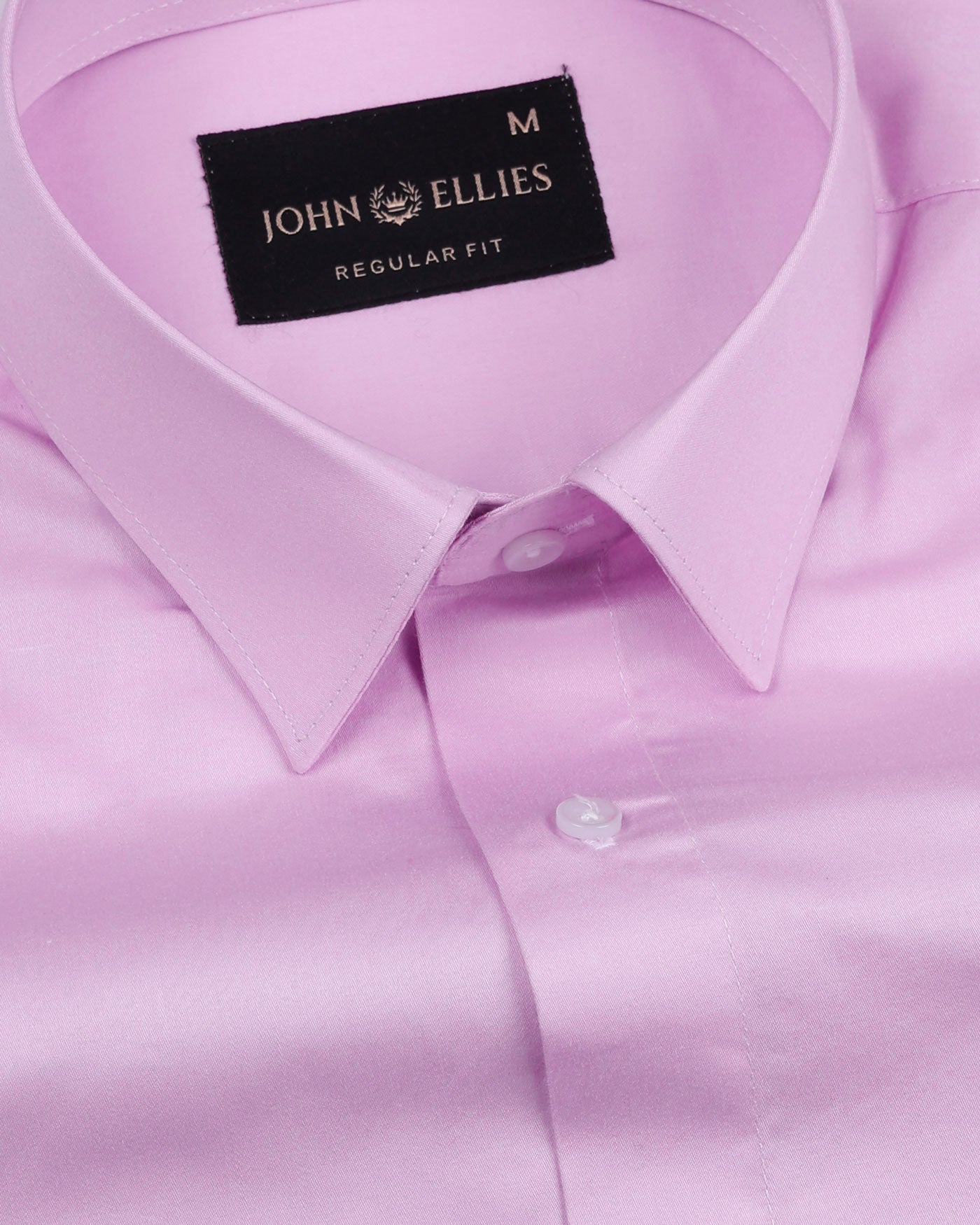 Jexari Magenta Plain Giza Cotton Shirt - John Ellies