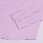 Jexari Magenta Plain Giza Cotton Shirt - John Ellies
