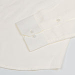 Jexari Cream Plain Giza Cotton Shirt - John Ellies