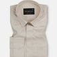 Jexari Khaki Plain Giza Cotton Shirt - John Ellies