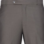 Madls Khaki Plain Formal Cotton Pant - John Ellies