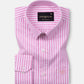 Pristine Pink Stripe Oxford Cotton Shirt - John Ellies