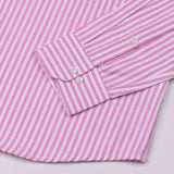 Pristine Pink Stripe Oxford Cotton Shirt - John Ellies