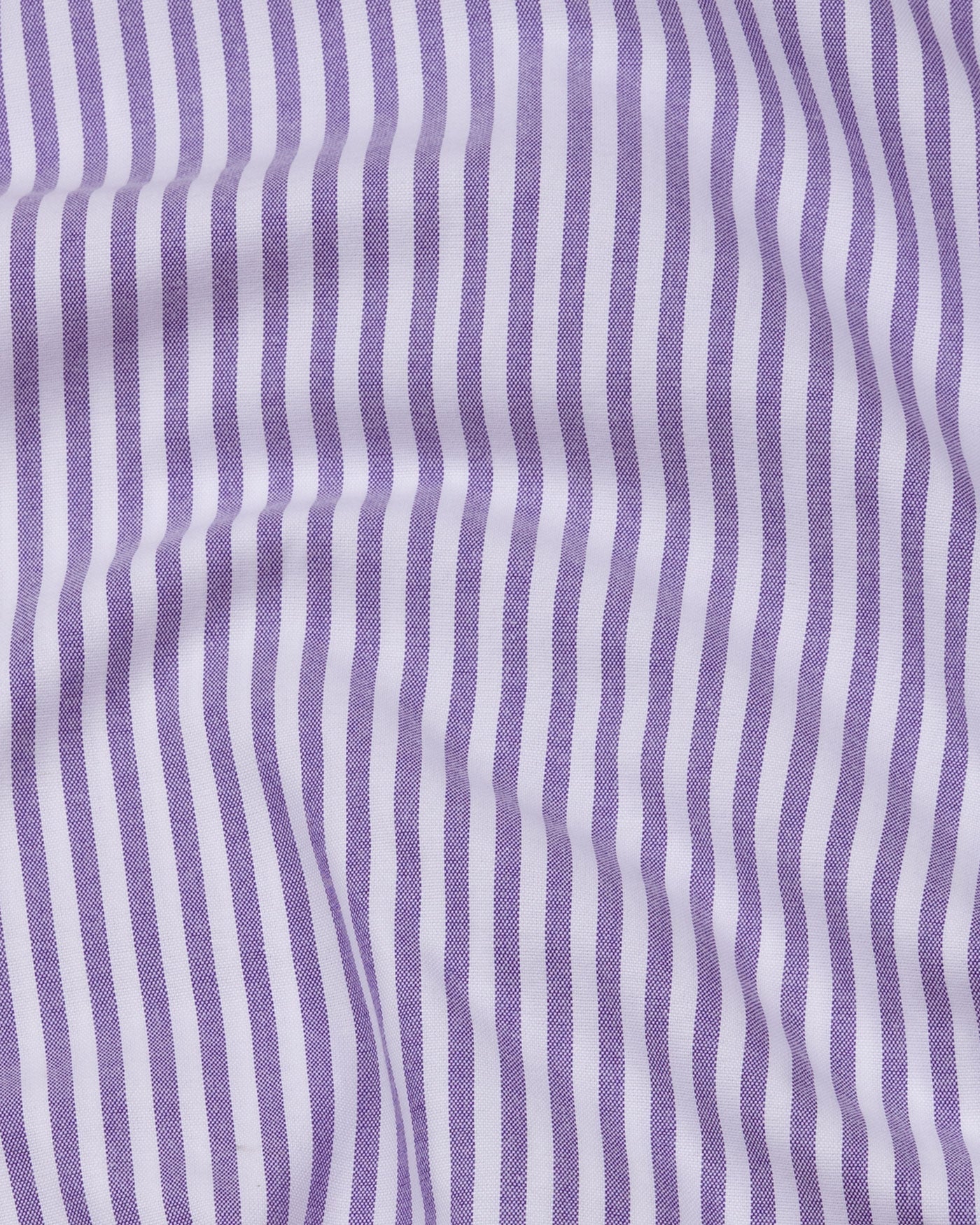 Pristine Purple Stripe Oxford Cotton Shirt - John Ellies
