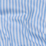 Pristine Sky Blue Stripe Oxford Cotton Shirt - John Ellies
