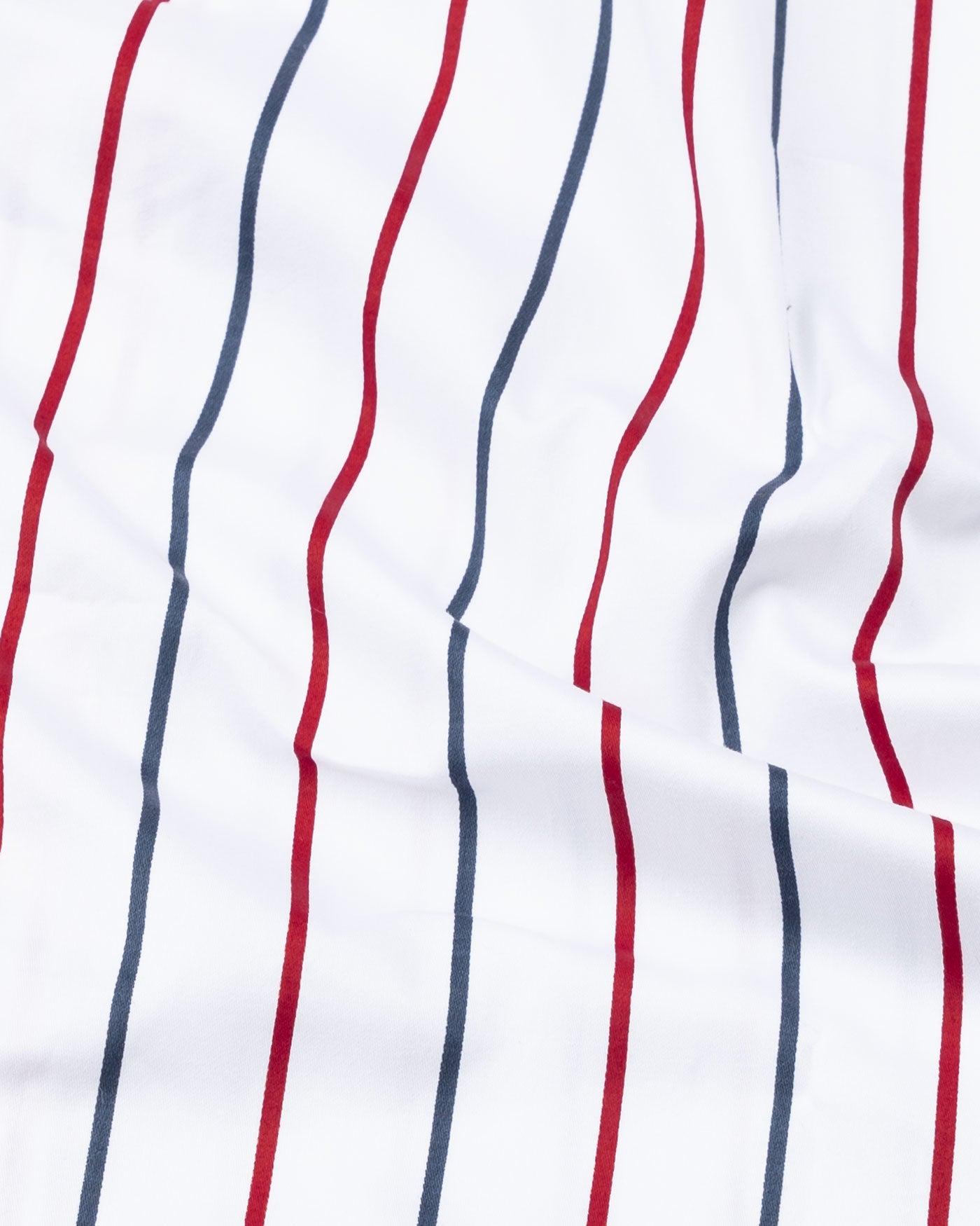 Clemence Red And Blue Stripes Cotton Shirt - John Ellies