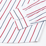 Clemence Red And Blue Stripes Cotton Shirt - John Ellies