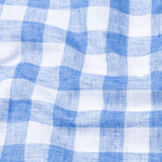 Vintrex Blue Plaid Linen Shirt - John Ellies