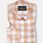 Vintrex Orange Plaid Linen Shirt - John Ellies