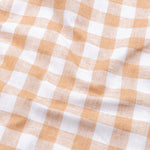 Vintrex Orange Plaid Linen Shirt - John Ellies