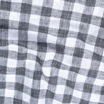 Vintrex Black Plaid Linen Shirt - John Ellies