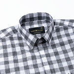 Vintrex Black Plaid Linen Shirt - John Ellies