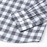 Vintrex Black Plaid Linen Shirt - John Ellies