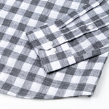 Vintrex Black Plaid Linen Shirt - John Ellies