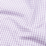 Skairin Purple Checked Cotton Shirt - John Ellies