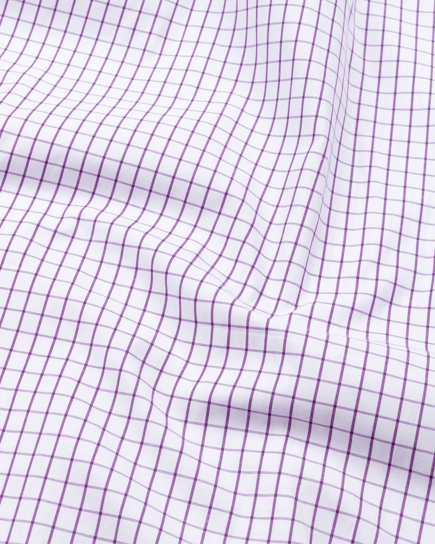 Skairin Purple Checked Cotton Shirt - John Ellies