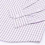 Skairin Purple Checked Cotton Shirt - John Ellies
