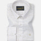 Mistryn White Checked Linen Shirt - John Ellies