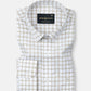 Mistryn White Thicker Checked Linen Shirt - John Ellies