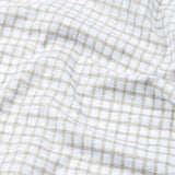Mistryn White Thicker Checked Linen Shirt - John Ellies
