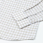 Mistryn White Thicker Checked Linen Shirt - John Ellies
