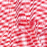 Dersko Red Gingham Check Button Down Cotton Shirt - John Ellies